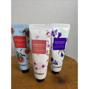 QYMEET-3 Pack Hand Cream-Freesia-Grapefruit-Cherry Blossom-1.05fl oz Travel Size